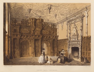 Crewe Hall, Cheshire von Charles James Richardson