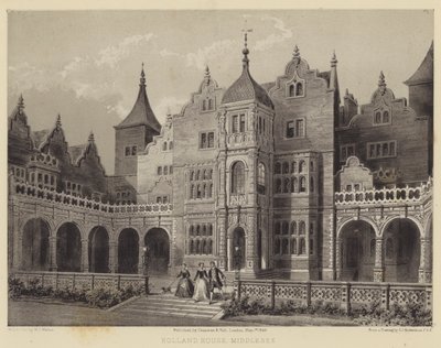 Holland House, Middlesex von Charles James Richardson