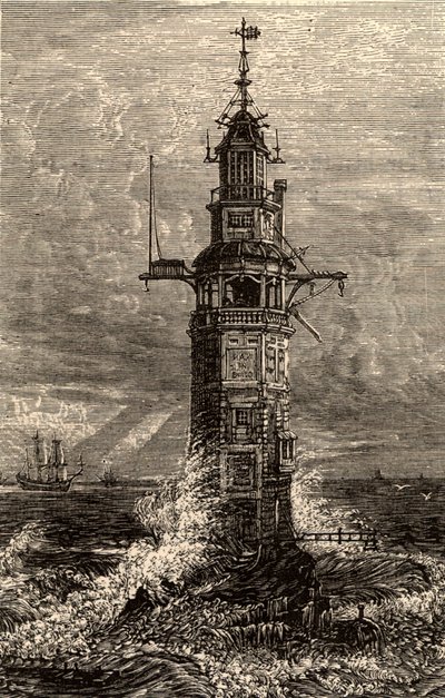Zweiter Eddystone-Leuchtturm von Charles Knight