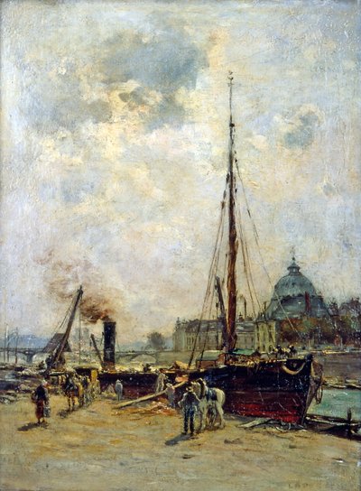Ansicht des Instituts von Charles Lapostolet