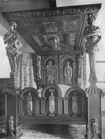 Bettgestell ehemals in Great Tangley, Surrey von Charles Latham