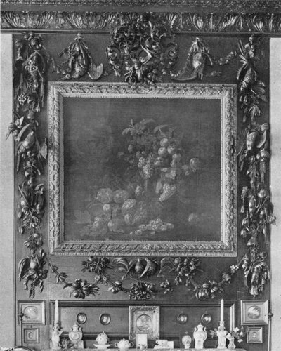 Gibbons-Schnitzerei im Salon von Charles Latham