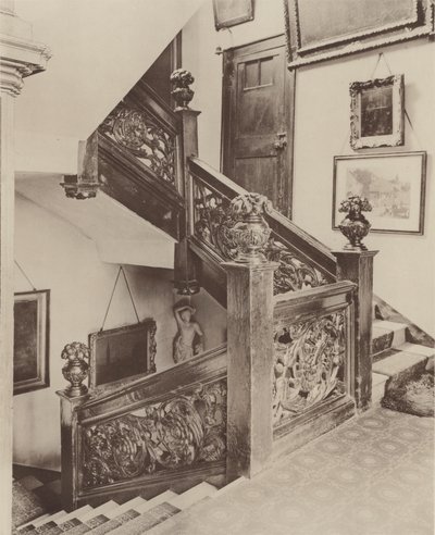 Haus in der High Street, Guildford, die Treppe von Charles Latham