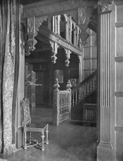 Die Halle und Treppe von Charles Latham