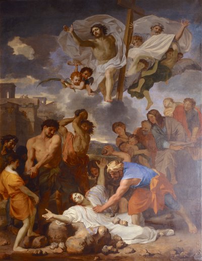 Das Martyrium des heiligen Stephanus von Charles Le Brun von Charles Le Brun