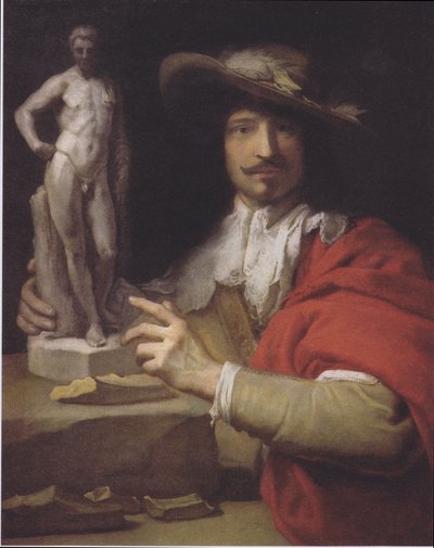 Porträt des Bildhauers Nicolas le Brun von Charles Le Brun