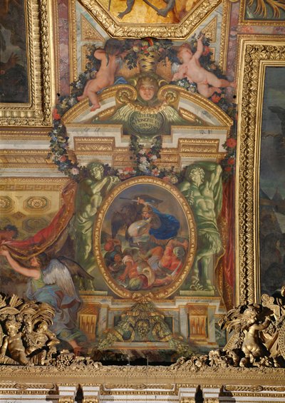 Ludwig XIV.s Truppen besiegen die Türken in Ungarn von Charles Le Brun