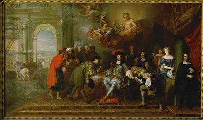 Anlässlich des Friedensvertrags von Nijmegen (Öl auf Leinwand) von Charles Le Brun