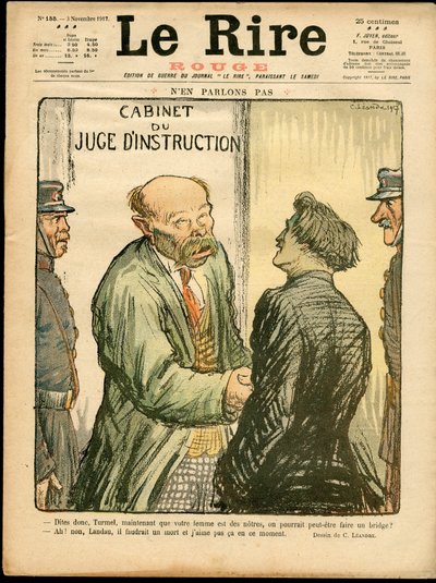 Cover von "Le Lire rouge", Satirique en Couleurs von Charles Leandre