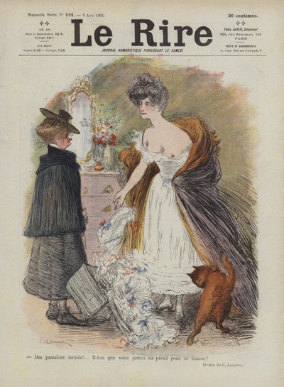 Illustration für Le Rire von Charles Leandre