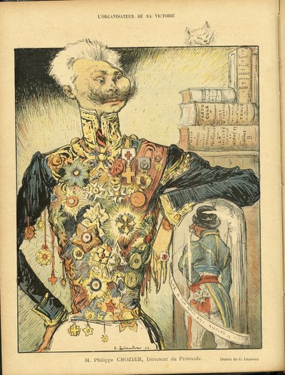 Illustration von Charles Leandre (1862-1934) in Le Rire von Charles Leandre