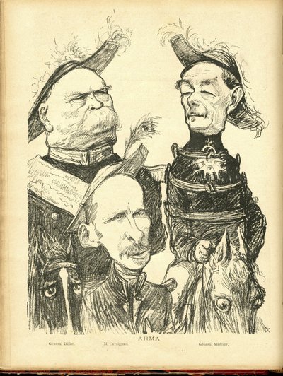 Illustration von Charles Leandre (1862-1934) in Le Rire von Charles Leandre
