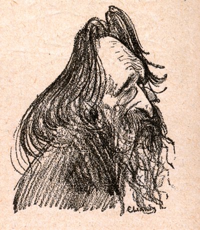 Jules Guesde (1845-1922), französischer Politiker - Gravur in „Unser lieber Souverän“ von Paul Bosq - Illustration von Charles Leandre (1862-1934) 1898 von Charles Leandre