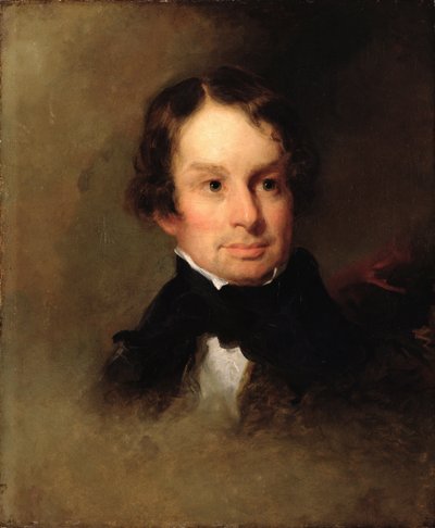 Porträt von Henry Wadsworth Longfellow (1807-82) von Charles Loring Elliot
