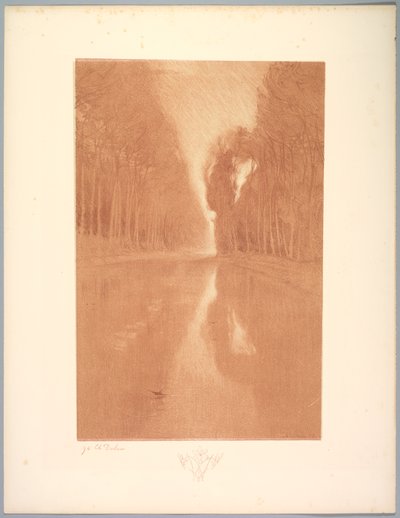 Suite de Paysages: Landschaft, Platte 2, Remarque, Sternblumen, 1892-1893 von Charles Marie Dulac
