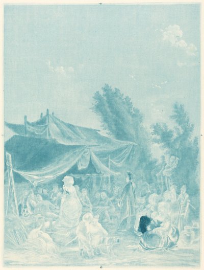 Dorfhochzeit (Noce de Village) von Charles Melchior Descourtis after Nicolas Antoine Taunay