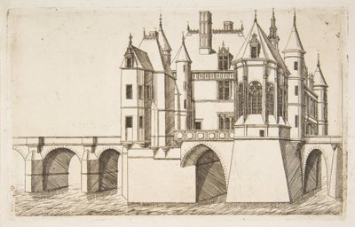 Schloss Chenonceau, Nr. 2 von Charles Meryon