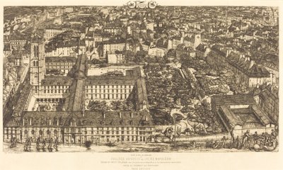 Collège Henri IV, Paris, oder Lycée Napoléon von Charles Meryon