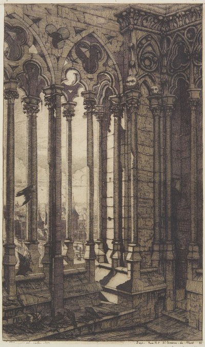 Galerie von Notre-Dame von Charles Meryon
