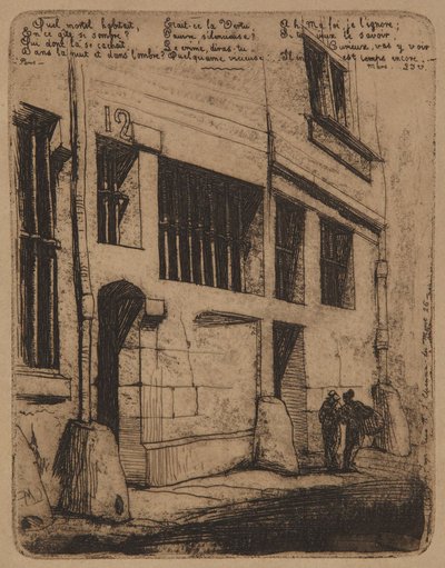 Die Straße der bösen Jungen - 1854 von Charles Meryon
