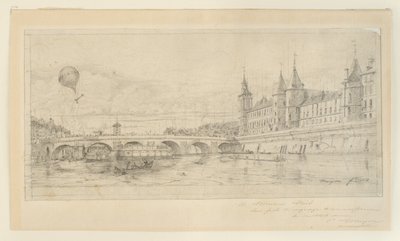 Die Pont au Change, Paris von Charles Meryon