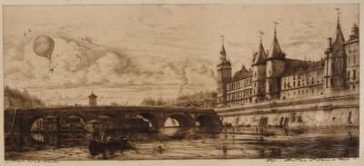 Pont au Change, Paris von Charles Meryon