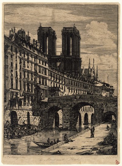 Die kleine Brücke von Charles Meryon