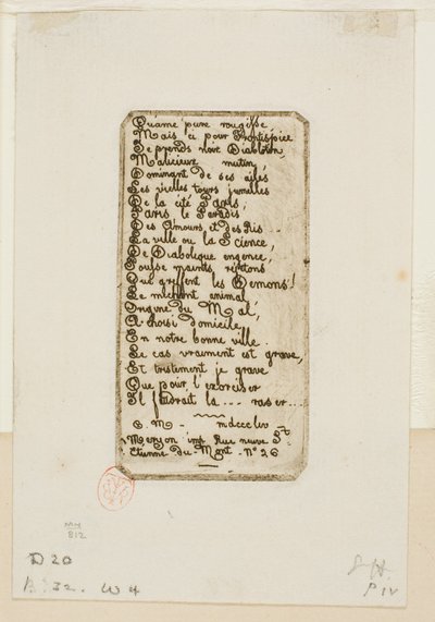 Lass die reine Seele stöhnen... von Charles Meryon
