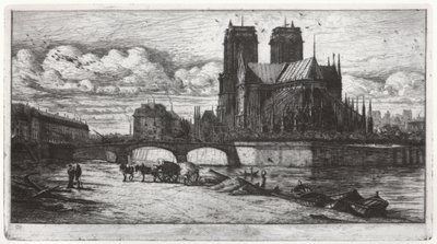 Notre Dame de Paris von Charles Meryon