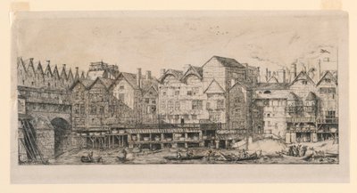 Teil der Stadt gegen Ende des 17. Jahrhunderts von Charles Meryon