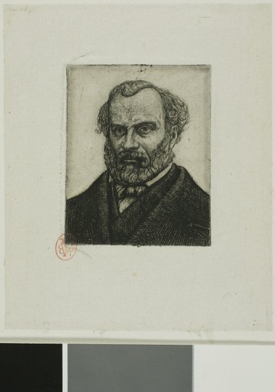 Porträt von Armand Guéraud aus Nantes, Drucker und Literat von Charles Meryon