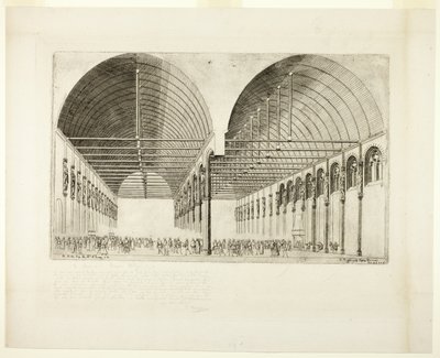 Das Vorzimmer des Palais de Justice, Paris von Charles Meryon
