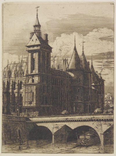 Der Uhrturm von Charles Meryon