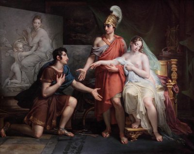 Alexandre der Große übergibt Campaspe an Apelles von Charles Meynier