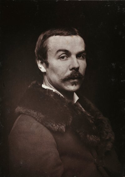 Album Artistique et Biographique, 5me année, Salon 1885; Porträt des französischen Malers Albert Bettannier (1851-1932) von Charles Michelez