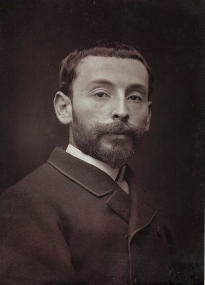 Album Artistique et Biographique, 6. Jahrgang, Salon 1885; Porträt des französischen Malers Alexandre Bloch (1862-1906) von Charles Michelez