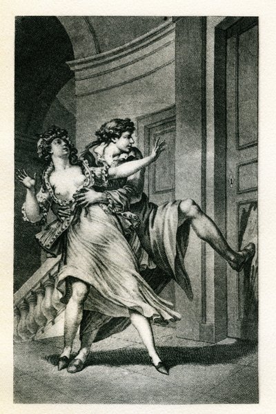 Illustration für "Les Liaisons Dangereuses" von Choderlos de Laclos von Charles Monnet