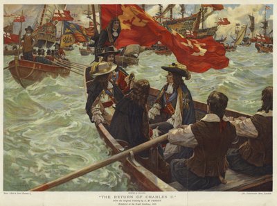 Die Rückkehr von Karl II. von Charles Murray (after) Padday