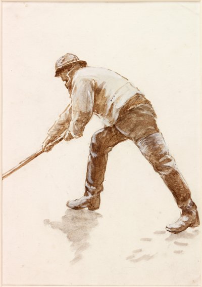 Studie eines Fischers bei der Arbeit von Charles Napier Hemy