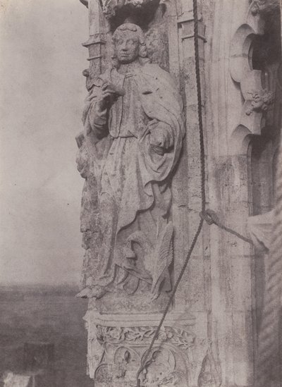 Johannes der Evangelist, Kathedrale von Chartres von Charles Nègre