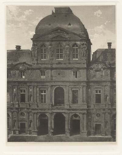 Tafel VII – Der Louvre, Pavillon der Uhr von Charles Nègre, André Jammes