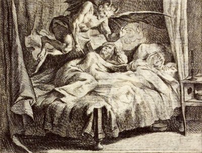 Der Ring von Hans Carvel von Charles Nicolas Cochin