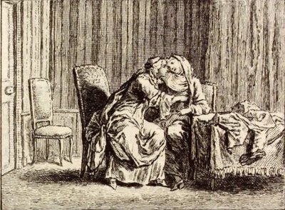 Die Schneiderin von Charles Nicolas Cochin