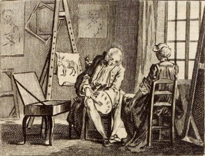Der Packsattel von Charles Nicolas Cochin