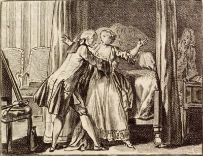Der Ohrenmacher und der Muschelreparierer von Charles Nicolas Cochin