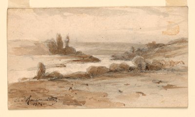 Eine Landschaft von Charles Nicolas Ransonnette