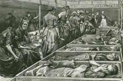 Ein Obdach der Heilsarmee für Frauen in Whitechapel von Charles Paul Renouard