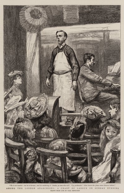 Unter den Londoner Anarchisten, ein Arbeitslied am Sonntagabend von Charles Paul Renouard