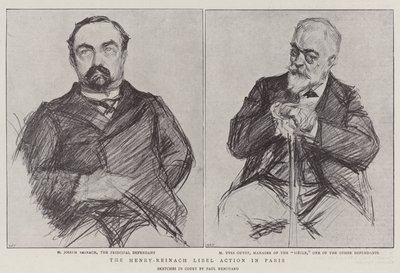 Der Henry-Reinach-Verleumdungsprozess in Paris von Charles Paul Renouard