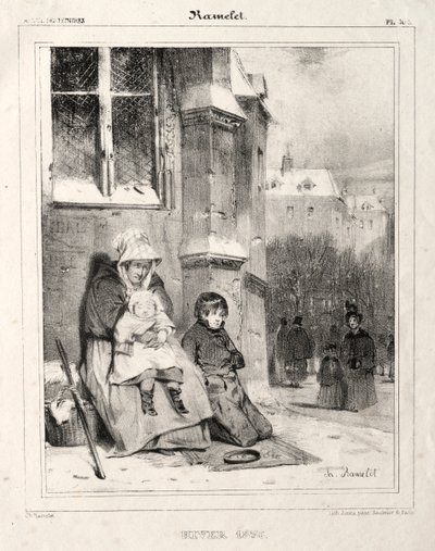 Winter, 1836 von Charles Ramelet